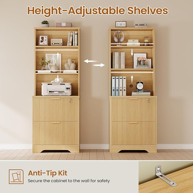 SEDETA 2 Drawer File Cabinet - Image 5