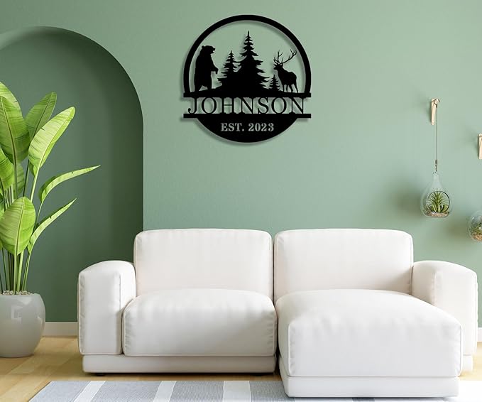 Personalized Metal Signs for Outdoor, Personalized Family Name Sign, Custom - Image 4