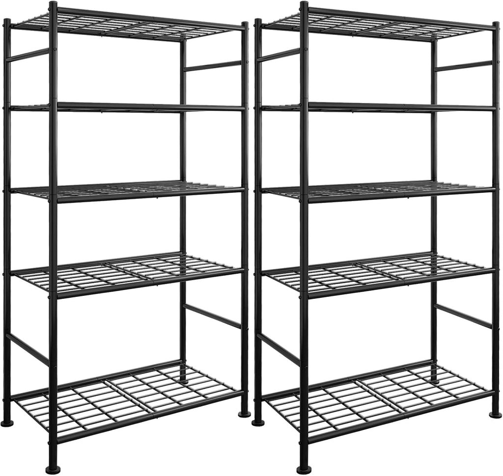 sakugi 2-pack 5-tier steel garage storage shelves, 33.5"x12.6"x72", main product view