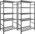 sakugi 2-pack 5-tier steel garage storage shelves, 33.5"x12.6"x72", main product view