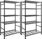 sakugi 2-pack 5-tier steel garage storage shelves, 33.5"x12.6"x72", main product view