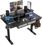 ExaDesk 48 * 30 Inches Electric Standing Widened Desk Adjustable Height by ExaDesk