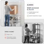 ALANNG 40" W Foldable 5-Tier Storage Shelves - Image 4
