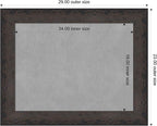 Amanti Art Black Framed Magnetic Board 23x29 Medium Vision Board - Image 4