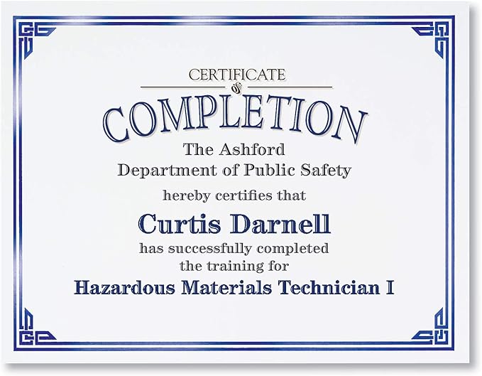 PaperDirect Blue on White Classic Specialty Certificates, 8½ x11, Foil Accents - Image 2