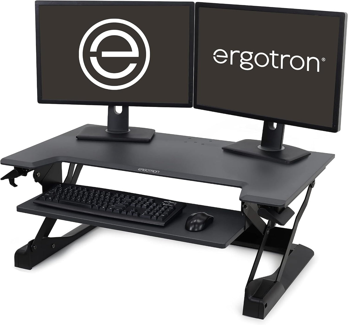 Ergotron – WorkFit-TL Standing Desk Converter, Dual Monitor Sit Stand Desk Riser