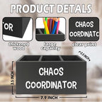 XPH Chaos Coordinator Black Pen Pencil Holder Organizer - Image 7