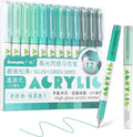 kander Acrylic Gel Pens, 12 Colors Highlighter Acrylic Gel Ink Pens by Yourcreativeassistant