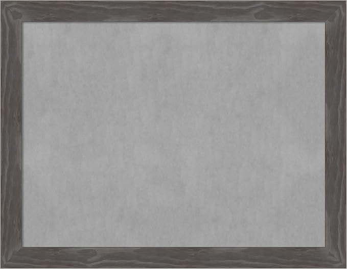 Amanti Art Grey Framed Magnetic Board 21x27 Medium Vision Board by AmantiArt