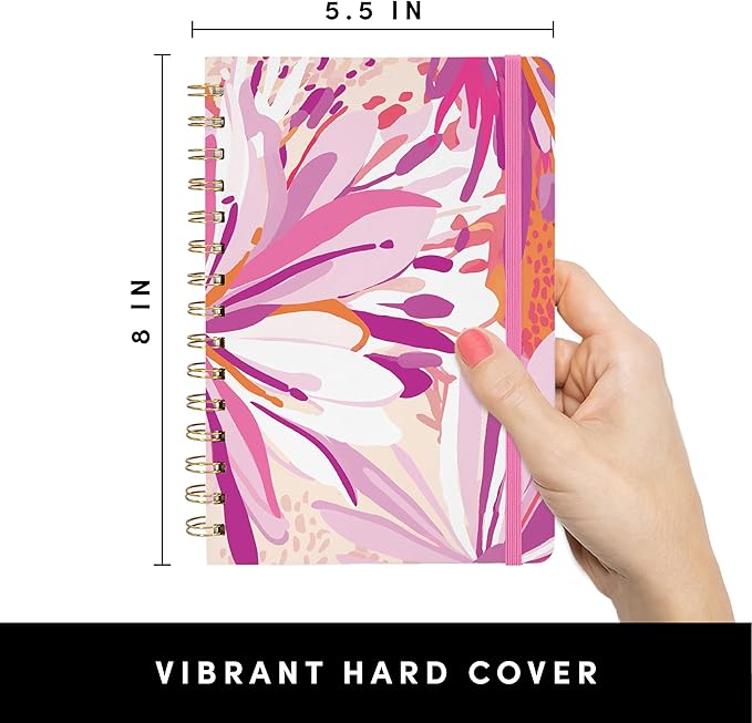 PAPERAGE Lined Spiral Journal Notebook, 160 Pages, Hardcover Journal - Image 2