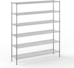 Regal Altair 18" Deep x 72" Wide x 86" Height Wire Shelving Kit | 6-Tier | NSF by Regal+Altair