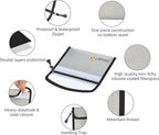 2 Pack Small Fireproof Bag, Non-itchy Fireproof Wallet Bag - Image 3