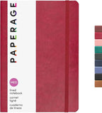 PAPERAGE Softcover Lined Journal Notebook, 160 Pages, Medium College Ruled by PAPERAGE