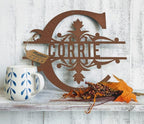 RealSteel Metal Split Letter Monogram – Personalized Last Name Sign by RealSteel