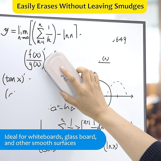 maxtek Magnetic Dry Erase Eraser, Glass Board Erasers, 1 Pack, Glass Board - Image 4