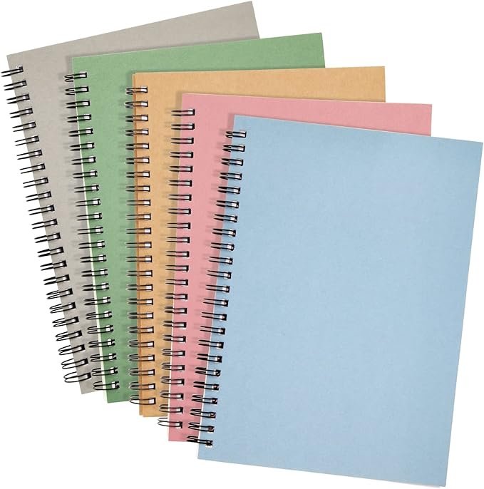 5 Pack 6x8 inch Spiral Journals, Small Notebooks Bulk - Image 7