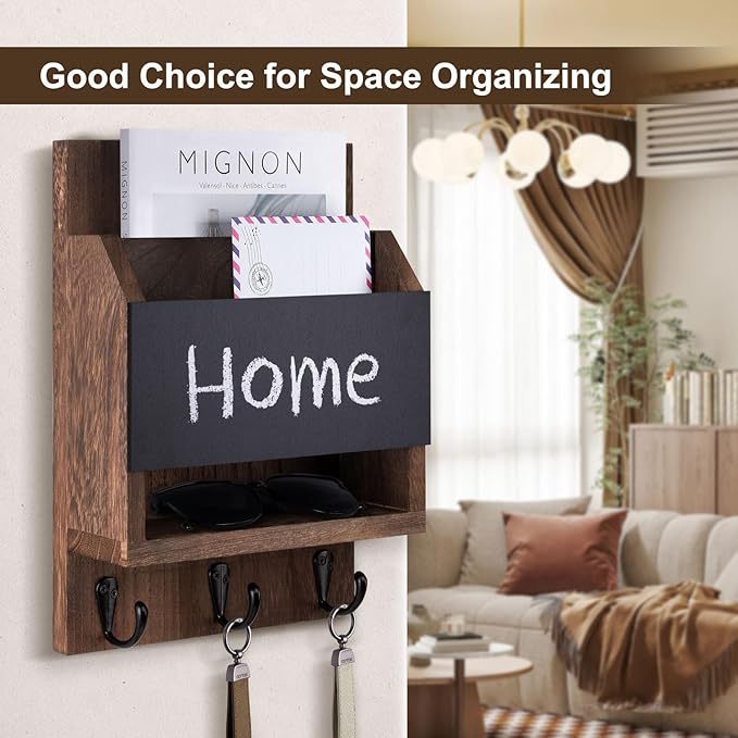 Lucundm Key and Mail Holder for Wall, Key Holder - Image 2