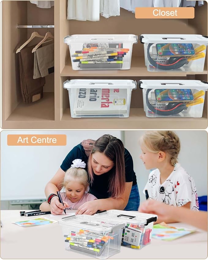 NUMIFUN Plastic Storage Bins - Image 7