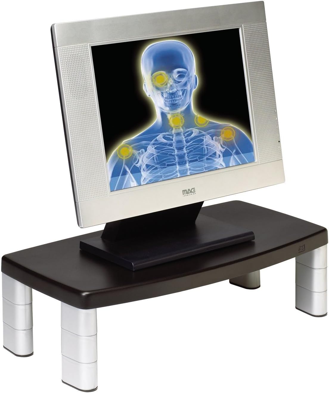 3M Extra Wide Adjustable Computer Monitor Stand, 20 in x 12 in