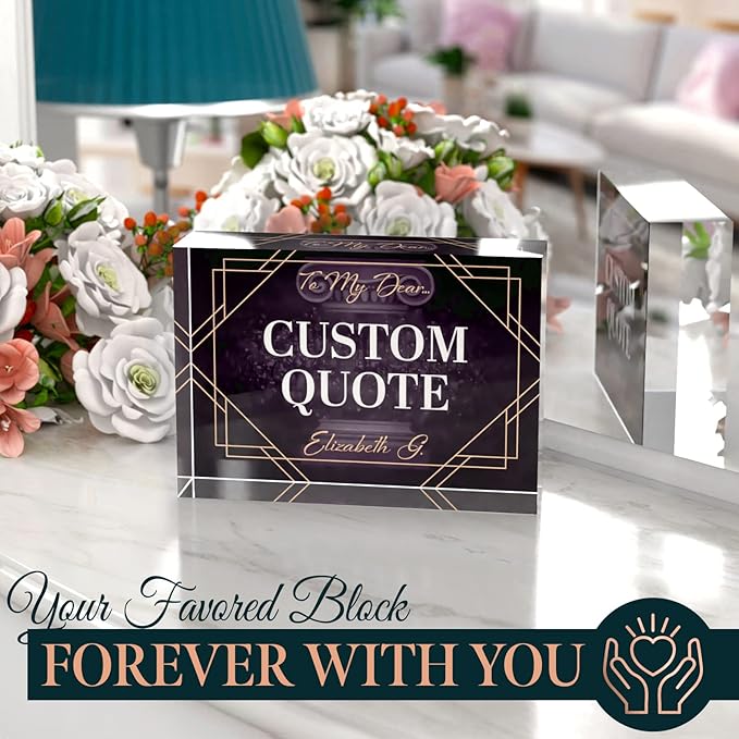 Custom Acrylic Sign Personalized, Custom Desk Name Plate, 18 Styles, - Image 6