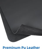Leather Desk Pad Protector, Large Mouse Pad, Non-Slip Desk Blotter, Waterproof - Image 2