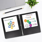 CIXILDTS 1-inch Round Ring Binder, Durable 1" 3 Ring Binder Fit Letter Size - Image 7