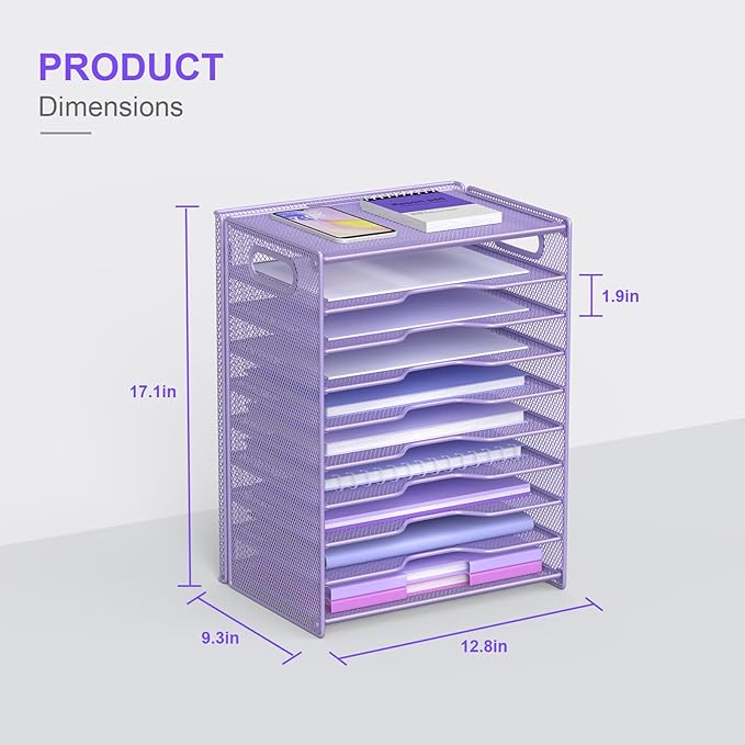 OUTWOLF 10 Tier Paper Organizer - Image 3