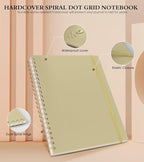 Dotted Notebook, Spiral Notebook Journal 8.5” x 11”, A4 Large Dot Grid Notebooks - Image 3