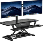VERSADESK® PowerPro™ 40” x 24” Standing Desk Converter | 40 inch Electric by VERSADESK