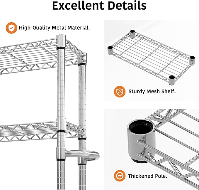 Metal Storage Shelves 5 Tier - Image 6