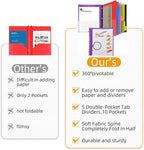 360° Pivotable Project Organizer Binder, Upgraded 3 Ring Binder - Image 2