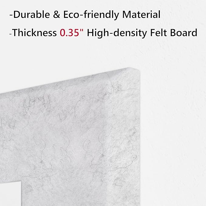 Neatsure Large Cork Board for Wall, 12 Panels Felt Tiles Tack Push Pin Board - Image 4