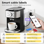 SummerBrite 24-Pack Smart NFC Cable Labels - Image 2