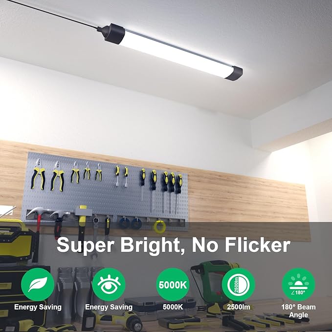 Modlicht Plug in Light Fixture 2FT Linkable 5000K Under Cabinet Lighting - Image 3