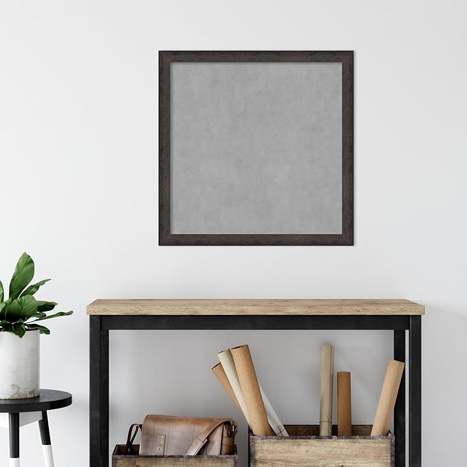Amanti Art Black Framed Magnetic Board 27x27 Medium Vision Board - Image 5
