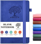 PERCUN Blank Journal Ntebook for Men & Women, 160 Pages Blank Journals for by PERCUN