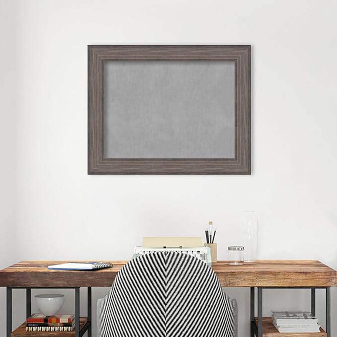 Amanti Art Grey Framed Magnetic Board 23x29 Medium Vision Board - Image 5