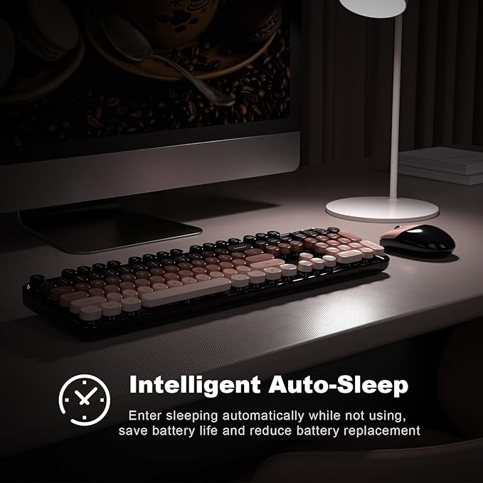 MOFII Wireless Keyboard and Mouse Combo, Full Size 2.4G Plug and Play - Image 3