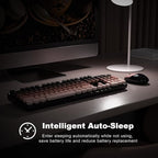 MOFII Wireless Keyboard and Mouse Combo, Full Size 2.4G Plug and Play - Image 3