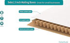 YUSHYIJIE 9x6x1.3 inch Small Shipping Boxes, 25 Pack - Image 4
