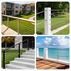 200 Pack Cable Railing Protector Sleeves, T316 Stainless Steel Protective - Image 6
