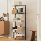 M MZG 1250 lbs 5 Tier Shelf Metal Storage Shelves Wire Rack Closet Organizers - Image 2