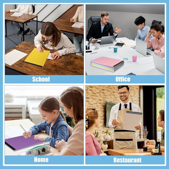 Thboxes 8 Pack Colored Legal Pads, Totally 400 Sheets Legal Pads 8 x 11.5inch - Image 6