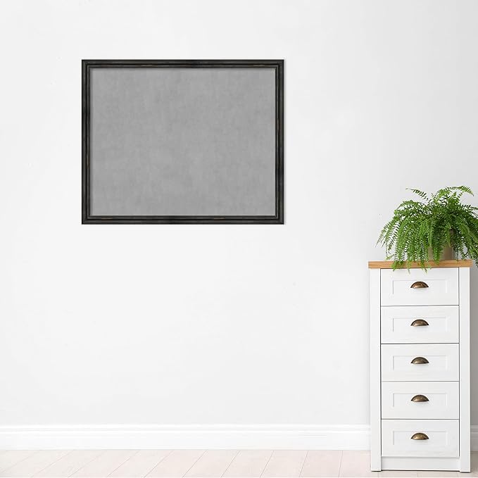 Amanti Art Black Framed Magnetic Board 35x43 X-Large Vision Board - Image 5