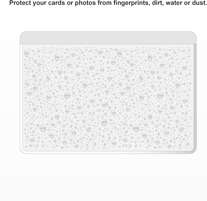 Clear Adhesive 5" x 7" Index Card Pockets - Image 6