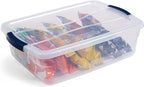 Rubbermaid Cleverstore 17 Qt Clear Storage Bins - Image 8