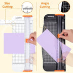 2 Set A4 Paper Cutter 12 Inch Titanium Paper Trimmer Scrapbooking Tool - Image 4