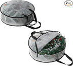 PWRSC 2 Pack Wreath Storage Bag, Christmas Decoration Garland Container by Unknown