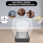 Furniture Pads Yelanon Floor Shield – 2" Round Caster Cups 8 PCS – Non-Skid Bed - Image 4