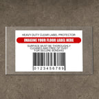 Janlaugh 50 Pcs Industrial Clear Label Protectors 10 x 6 Inch Waterproof Clear